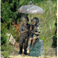 New Design Popular High Quality Outdoor Boy and Girl Fountain (Custimized Service)